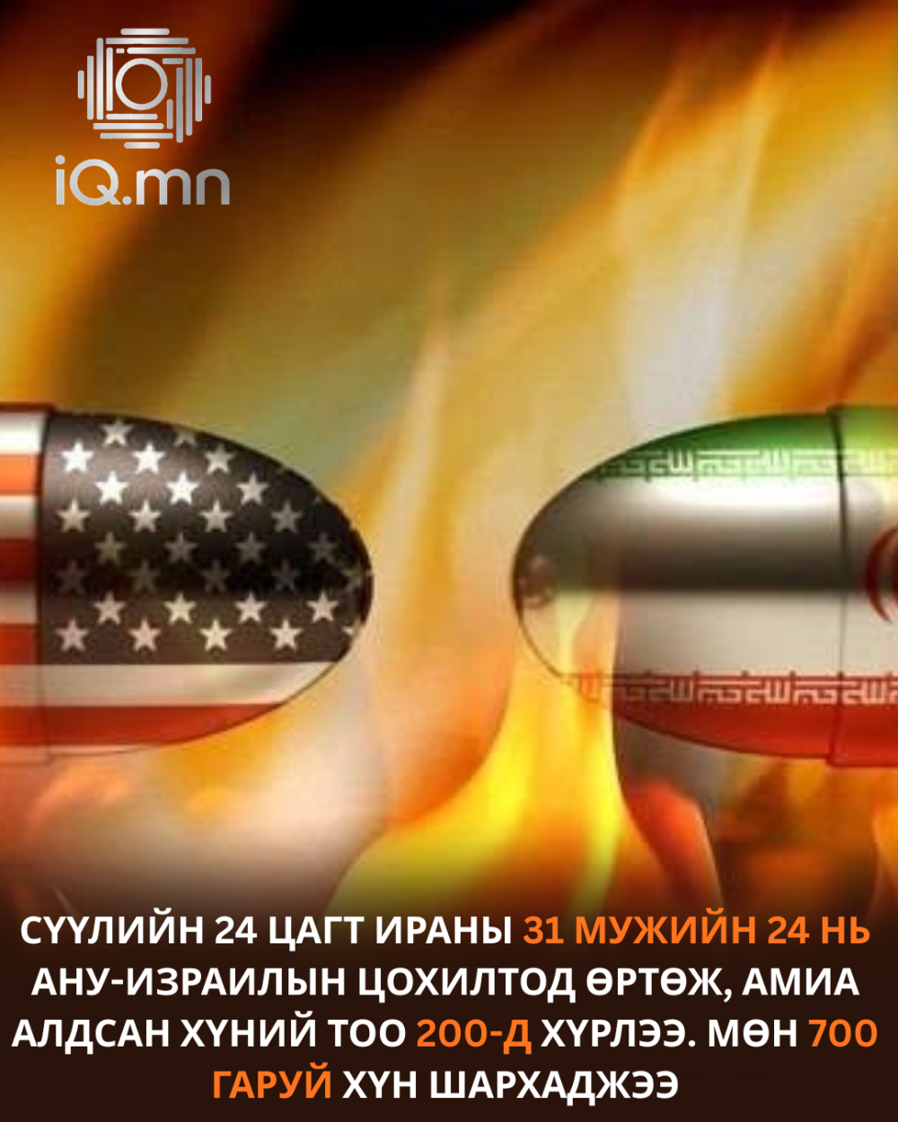 СҮҮЛИЙН 24 ЦАГТ ИРАН ЯМАР ХОХИРОЛ АМСАВ?