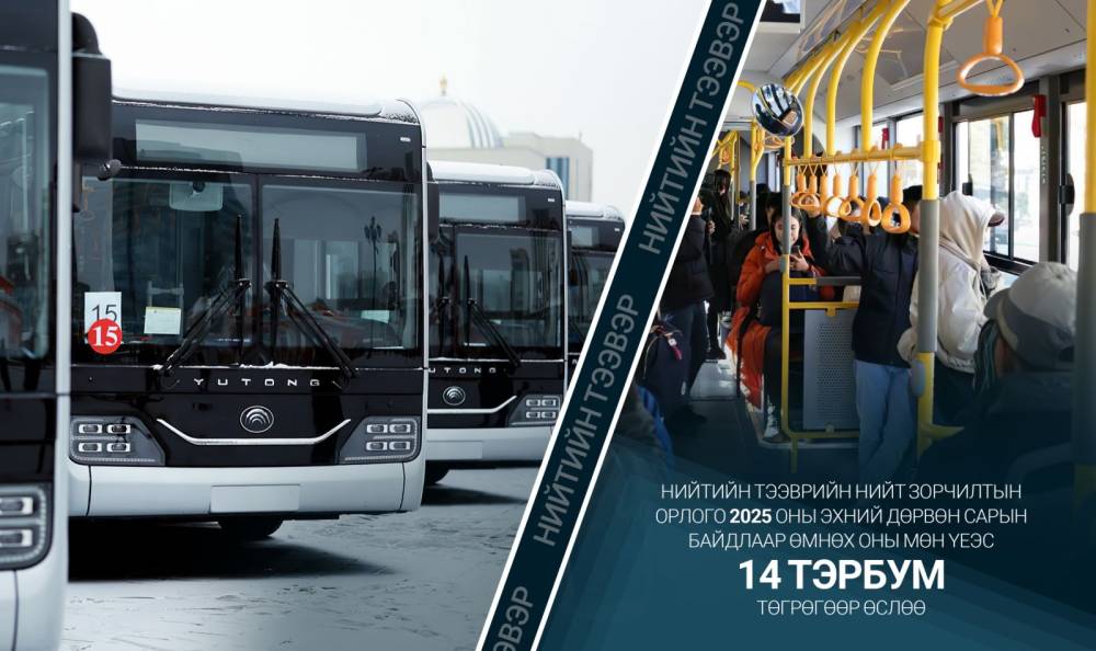 НИЙТИЙН ТЭЭВРИЙН ОРЛОГО ₮14 ТЭРБУМААР ӨСЧЭЭ